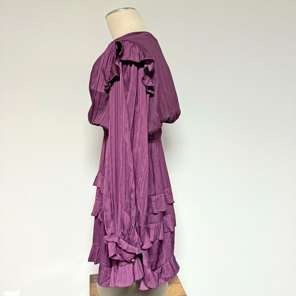 Anthropologie Tiered Ruffle Mini Dress - Picture 6 of 11